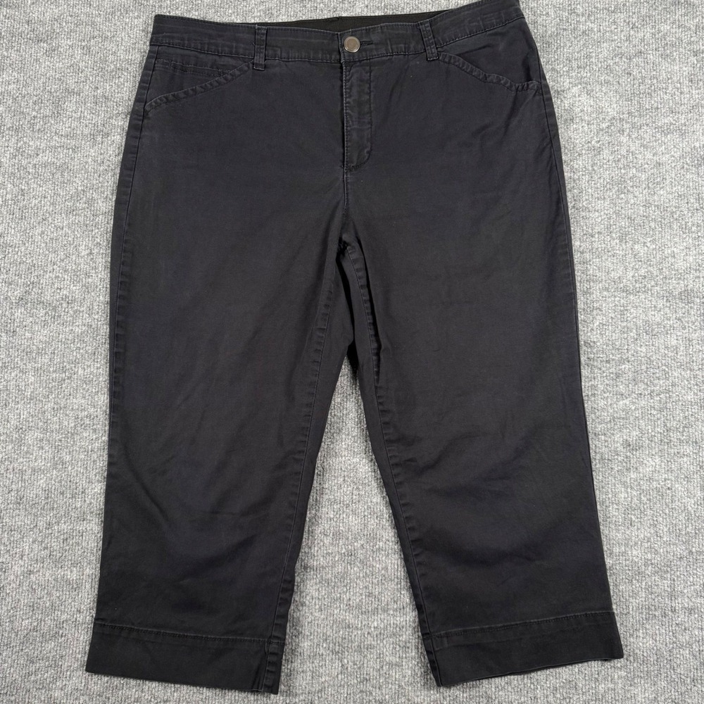 Bandolino Size 12 Maureen Capri Pants Crop Stretch 36x20 Neutral Resort Workwear